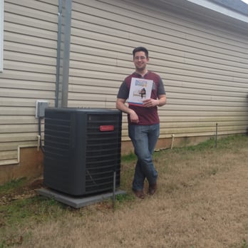 Bailey's Comfort Services - Mr. Schneider's New 14 seer heat pump. - Heating & Air Conditioning/HVAC Near Me - Augusta, Georgia