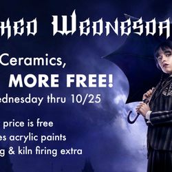 Kil'n It Pottery Studio - Buy 2 Ceramics, Get 1 More FREE! Every Wednesday through 10/25/23