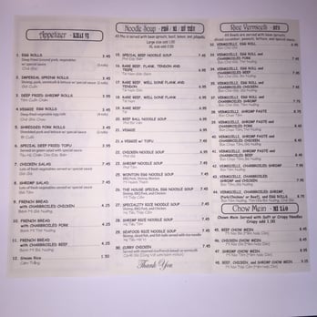 VN Cuisine - Menu to go - Vietnamese Near Me - San Dimas, California