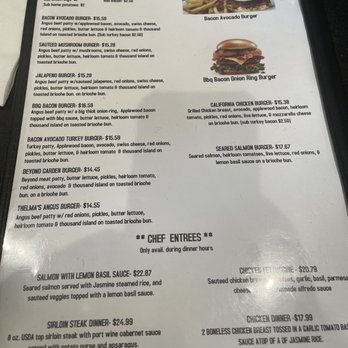 Thelma's Cafe - Lunch/ dinner menu - American Near Me - Santa Clarita, California Thelma's Cafe - Lunch/ dinner menu - American Near Me - Santa Clarita, California