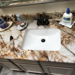 Pro Stone Source - This is the picture of my bathroom which goes with my review