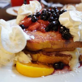 Memo's Restaurant & Catering - Stuff french toast. Cream cheese filling. With blueberries and strawberries . yum! - Coffee & Tea Near Me - West Springfield, Massachusetts Memo's Restaurant & Catering - Stuff french toast. Cream cheese filling. With blueberries and strawberries . yum! - Coffee & Tea Near Me - West Springfield, Massachusetts