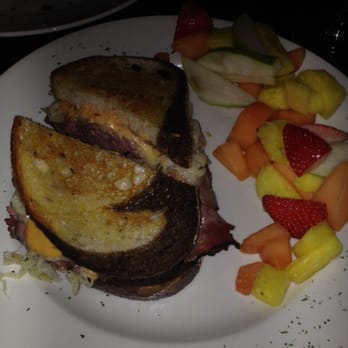Olive or Twist - Pastrami Reuben (after I separated the fruit salad that was way too close for comfort) - New American Near Me - Pittsburgh, Pennsylvania Olive or Twist - Pastrami Reuben (after I separated the fruit salad that was way too close for comfort) - New American Near Me - Pittsburgh, Pennsylvania