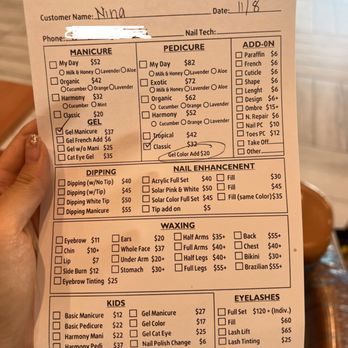 Highland Nail Bar - Check in sheet - Nail Salons Near Me - Dallas, Texas Highland Nail Bar - Check in sheet - Nail Salons Near Me - Dallas, Texas
