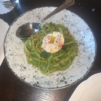 Trattoria Sofia - Pesto bucatini- must order!! - Italian Near Me - Houston, Texas Trattoria Sofia - Pesto bucatini- must order!! - Italian Near Me - Houston, Texas