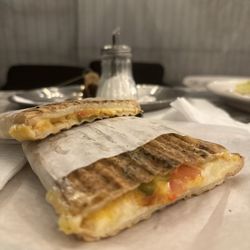 Ramaneh Cafe - Spicy Chicken Sandwich - we asked for extra spice - delicious