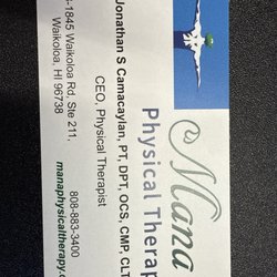 Mana Physical Therapy - New address