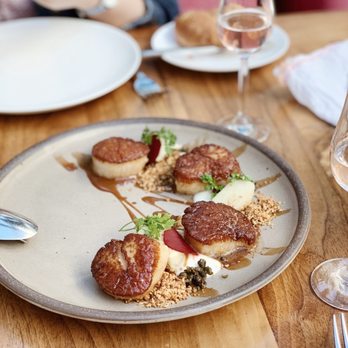 Redbird - Day boat scallops - New American Near Me - Los Angeles, California Redbird - Day boat scallops - New American Near Me - Los Angeles, California