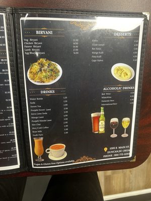 Menu photo 3 Tandoor Express Duncan, SC