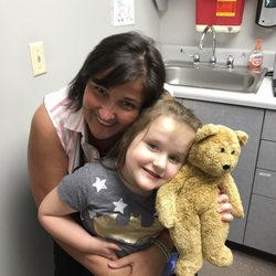 Az Family Medicine & Sports Medicine - Nurse Joanie Cacciola and our daughter Payton at a recent visit