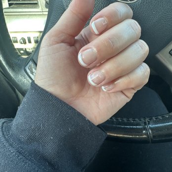 Kim's Nails - gel mani french tip looks gorgeous! - Nail Salons Near Me - Los Angeles, California Kim's Nails - gel mani french tip looks gorgeous! - Nail Salons Near Me - Los Angeles, California