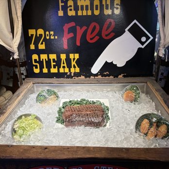 The Big Texan Steak Ranch - The actual 72oz steak challenge meal - Steakhouses Near Me - Amarillo, Texas The Big Texan Steak Ranch - The actual 72oz steak challenge meal - Steakhouses Near Me - Amarillo, Texas