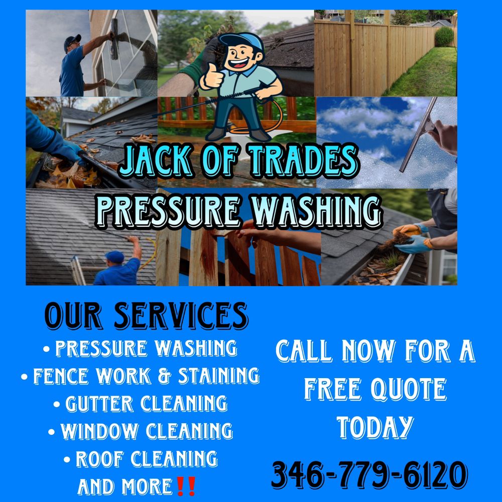 Slide of Jack of Trades Pressure Washing