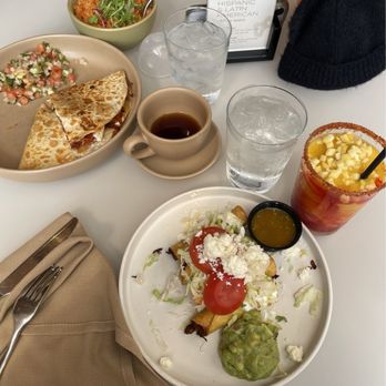 Centrico - The chicken taquitos. The Gobernador quesadillas. Mangonada smoothie. - Mexican Near Me - Anaheim, California