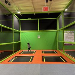 Fun City Adventure Park - Smaller trampolines.