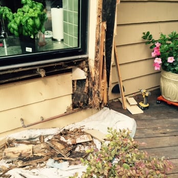 FJ construction - Rotting window sills like this one a client called us to repair are quite common in the East Bay. - General Contractors Near Me - San Pablo, California