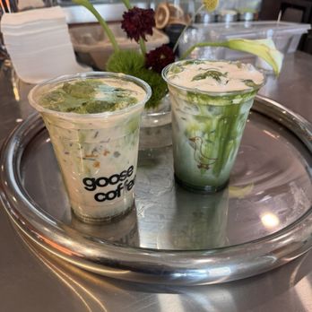 Goose Coffee - Biscoff Matcha, Kinako Matcha - Coffee & Tea Near Me - Rancho Cucamonga, California