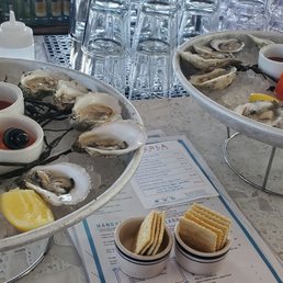 Love the oysters at Perla