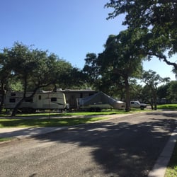 Drifters Resort - Some of the spacious slots, all of the spots are shaded and the trees are all trimmed so that nearly any RV size will clear them.