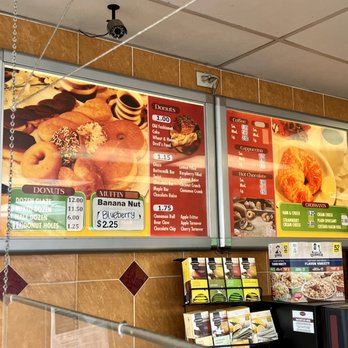 Vicky's Donuts - menus and prices on the wall - Donuts Near Me - Hawthorne, California Vicky's Donuts - menus and prices on the wall - Donuts Near Me - Hawthorne, California