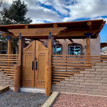 Smart Homes - Custom wood gates built on site. - Home Automation Near Me