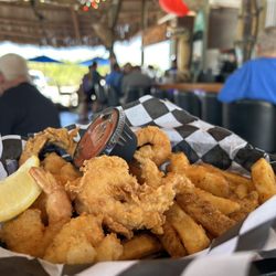 The Diving Pelican Restaurant & Bar - Fried Shrimp Basket