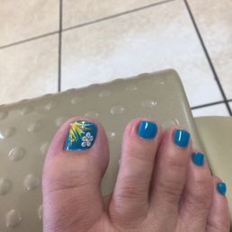 Toe flower!