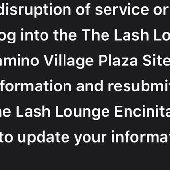 The Lash Lounge - Here is a copy of the email which states that you can come and pay in person. Which is what I asked to do. - Threading Services Near Me - Encinitas, California The Lash Lounge - Here is a copy of the email which states that you can come and pay in person. Which is what I asked to do. - Threading Services Near Me - Encinitas, California