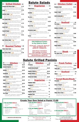 Menu photo 5 Salute Ristorante & Bar Plainview, NY Menu photo 5 Salute Ristorante & Bar Plainview, NY