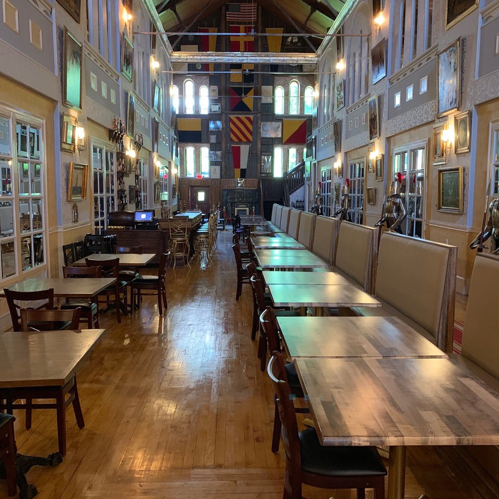 Amsterdam Castle - Dining Hall for Knights and Guests. - Hotels Near Me - Amsterdam, New York Amsterdam Castle - Dining Hall for Knights and Guests. - Hotels Near Me - Amsterdam, New York