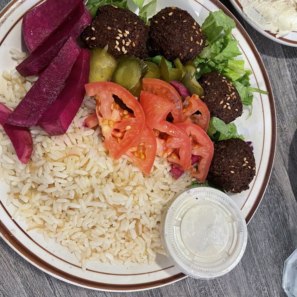 Alloush Grill - Falafel Plate Lunch - Mediterranean Near Me - Livonia, Michigan