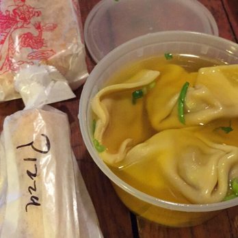 Golden Palace - a bowl of dumplings and a bag of rice - Sushi Bars Near Me - Woodbury, New Jersey