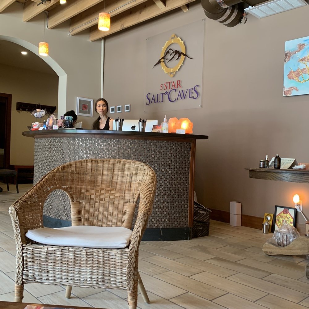 5 Star Salt Caves - Lobby / front desk area - Day Spas Near Me - Denver, Colorado 5 Star Salt Caves - Lobby / front desk area - Day Spas Near Me - Denver, Colorado