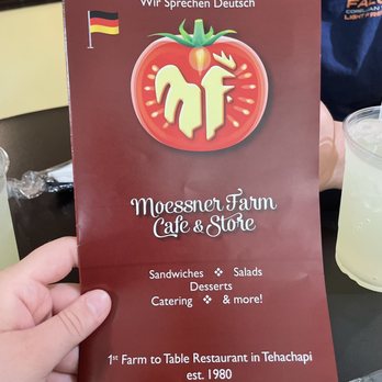 Moessner Farms - Menu - Specialty Food Near Me - Tehachapi, California