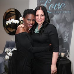 The Love Institute - Actress Adina Porter and Meagan Holub, Celebrity Massage Therapist and Founder of The Love Institute at The Oscars Gift Suite.