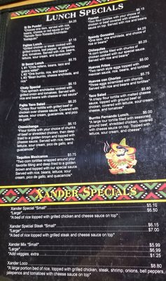 Menu photo 3 Si Señor Mexican Grill Wister, OK