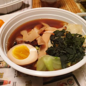 Tadamasa - Mixing broth and ingredients of sapporo shoyu ramen - Ramen Near Me - Union City, California Tadamasa - Mixing broth and ingredients of sapporo shoyu ramen - Ramen Near Me - Union City, California