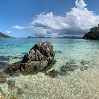 Point Pleasant Resort - Snorkle Beach and Chairs area - Hotels Near Me - Saint Thomas, Virgin Islands