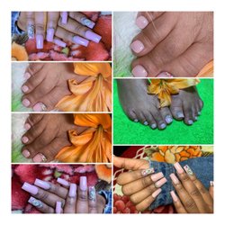 Nails 63 - Acrylic Toes set!