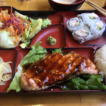 Ichima - Salmon teriyaki and California roll - Sushi Bars Near Me - Pasadena, California