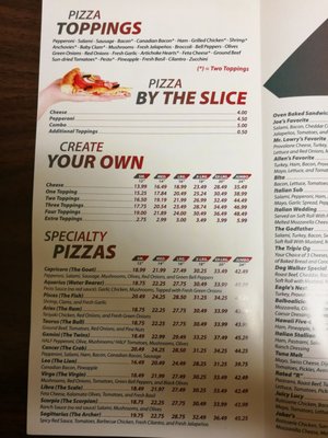 Menu photo 6 Pizza Joint San Francisco, CA