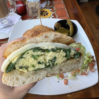Las Bugambilias - Spinach Desayuno Torta Espinaca - Mexican Near Me - Philadelphia, Pennsylvania Las Bugambilias - Spinach Desayuno Torta Espinaca - Mexican Near Me - Philadelphia, Pennsylvania