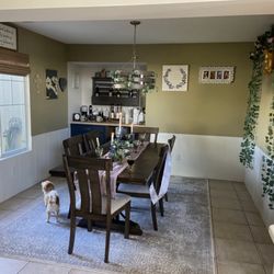 Sterling Handyman Services - Wainscot mounted and painted dining room.