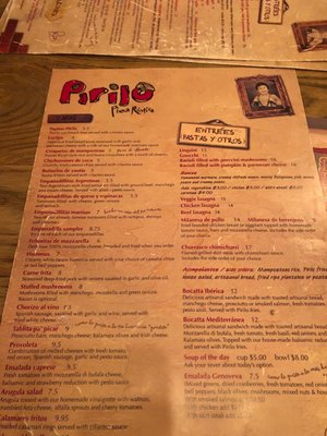 Menu photo 1 Pirilo San Juan, PR