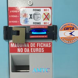 Lavanderia Autoservicio - lavanderiaXpress  alcampo vallecas maquina dispensadora fichas