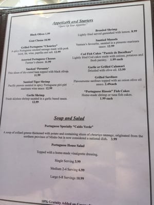 Menu photo 3 Venturas Signatur Restaurant Hamilton, ON