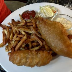 Kettle Creek Inn - Fish and chips, pickerel