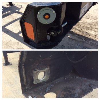 CC Thomas Welding & Repair - Front bolster (before/after) - Metal Fabricators Near Me