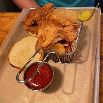 Treylor Park - MyAgi Chicken sandwich - New American Near Me - Savannah, Georgia