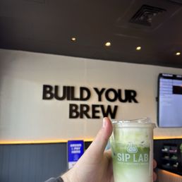 Caramel coconut cloud matcha